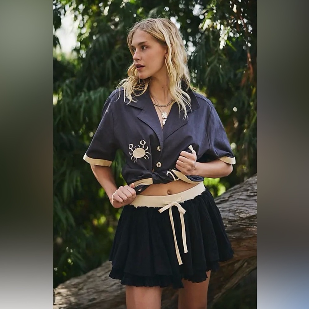 Free People pretty please mini skirt